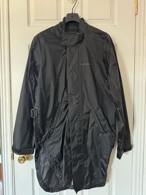 Alyx Black Long Waterproof Raincoat